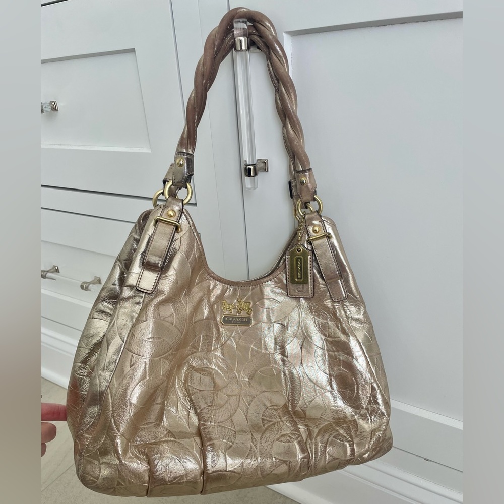 Metallic Coach Bag - Picture 7 of 14